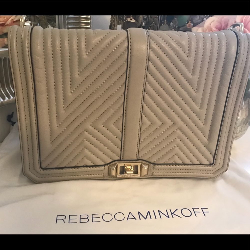 Rebecca Minkoff Geo Quilted Jumbo Love